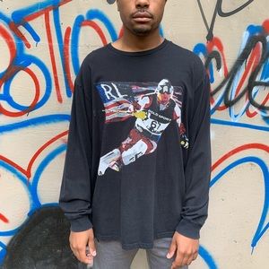 Vintage Polo Sport Ralph Lauren Downhill Ski Tee